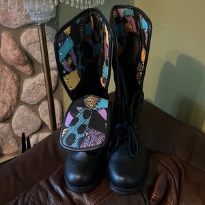 Nightmare Before Christmas Sally Combat Boots